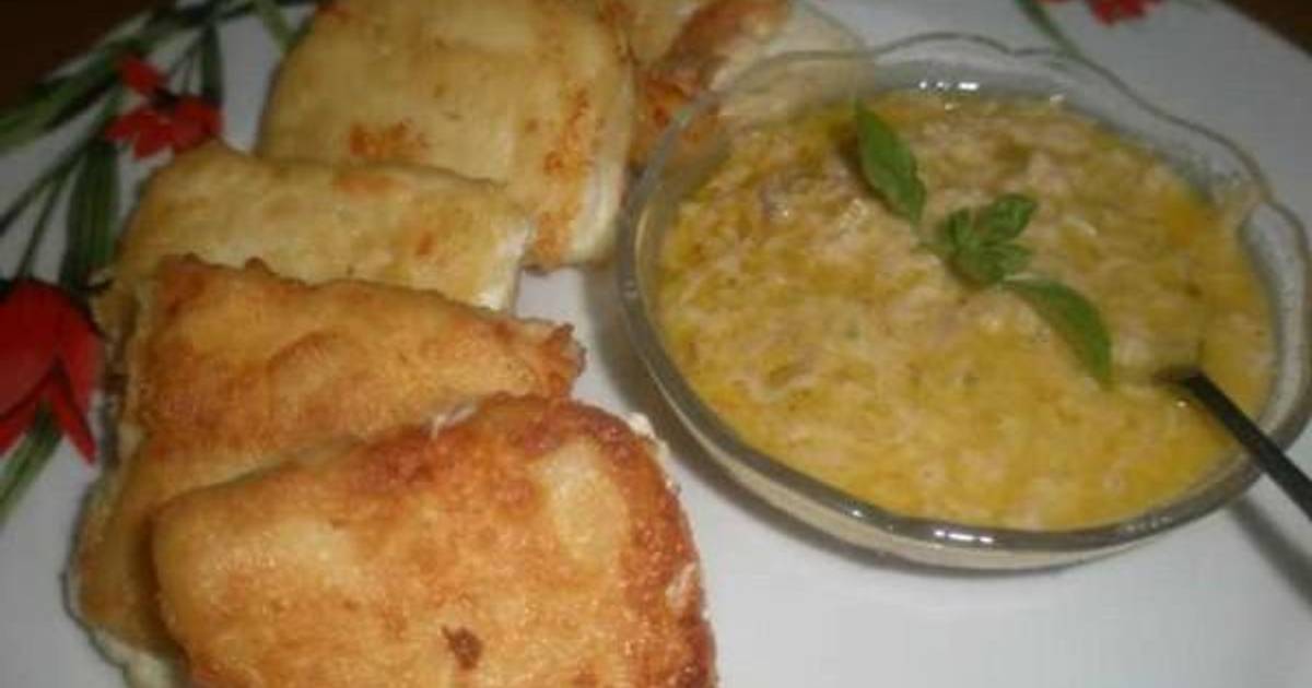 Feta cheese saganaki with ouzo sauce Recipe by Cookpad Greece Cookpad