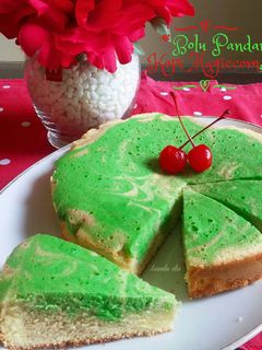 Foto resep Bolu Pandan Kopi Magiccom