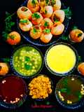Golgappa with 4 Flavorful Waters