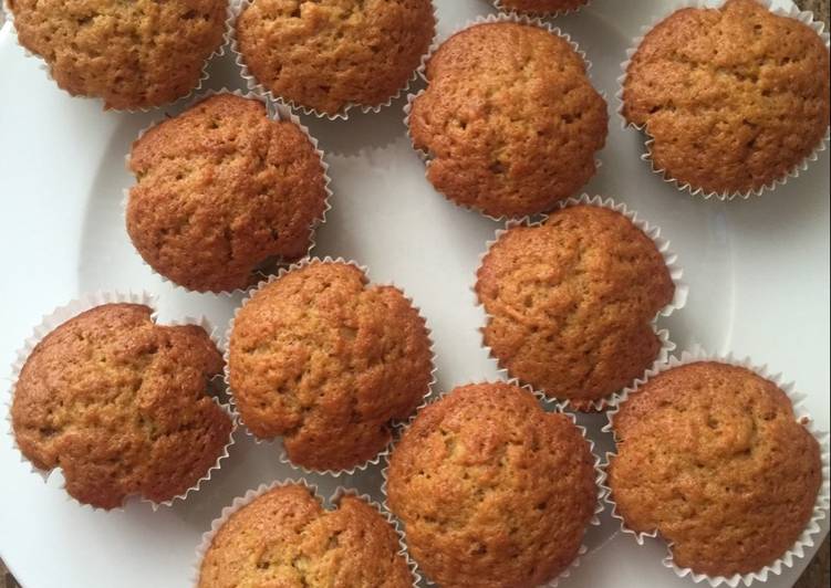 Recipe of Super Quick Homemade Carrot cinnamon cupcakes