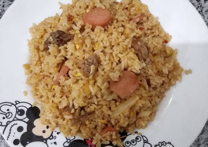 Yuk intip, Resep gampang membuat Nasi Goreng Sederhana Barbekyu dijamin menggugah selera