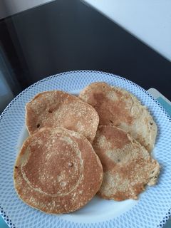 Una foto de Tortitas de manzana