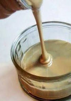 صورة لوصفة تحضير الطحينه في المنزل