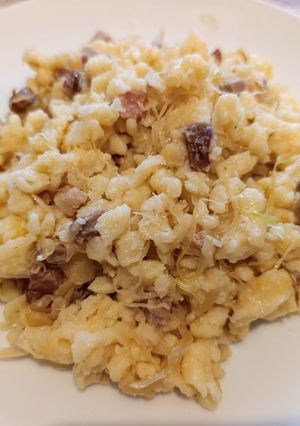 Savanyú káposztás nokedli recept fotója