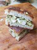 Focaccia Pesto Chicken Sandwiches