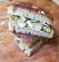 Recipe Sandwich Ayam Focaccia Pesto which Delicious