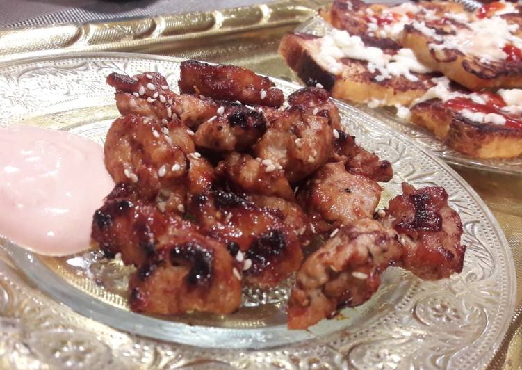 Recipe of Chicken Teriyaki Kebabs in 28 Minutes for Mom