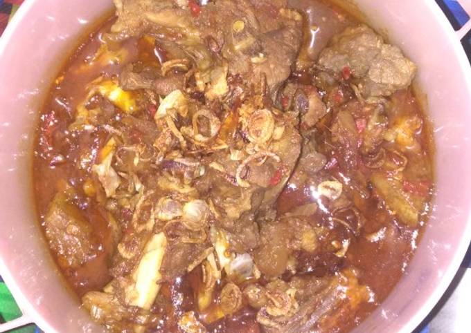 Resep Krengsengan daging kambing, Enak