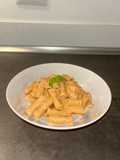 Rigatoni with Red Pesto