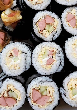Hình của món Kimbap.