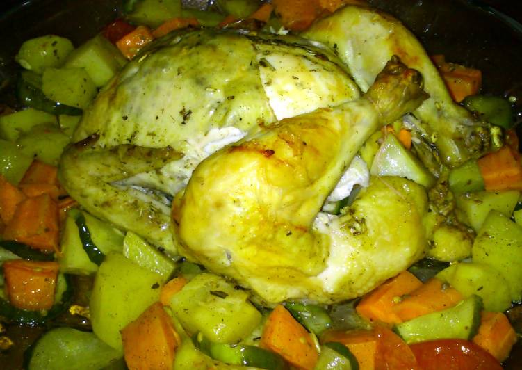 Recipe of Favorite Roasted Chicken Wrapped in Pandan Leaves