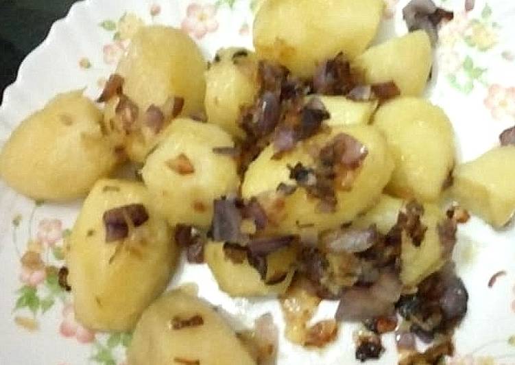 Step-by-Step Guide to Prepare Favorite Onion Fried potatoes