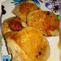 A picture of Juicy, Fried Chicken.