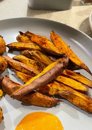 A picture of Cajun Spiced Sweet Potatoes.