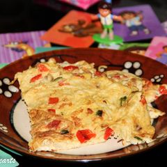 Noodles Omelette A picture of Noodles Omelette.