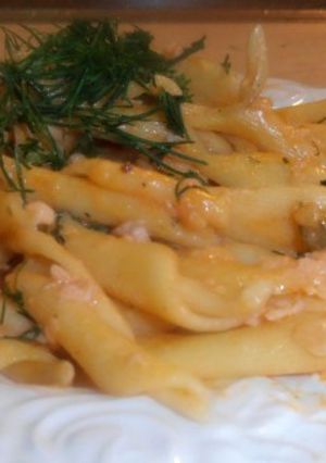 Φωτογραφία της συνταγής Μια βραδιά “all’ italiana”_2: Penne με σολομό