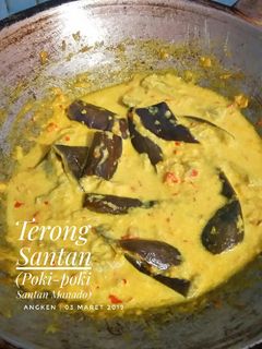 Foto resep Terong Santan (Poki-poki Santan Manado)
