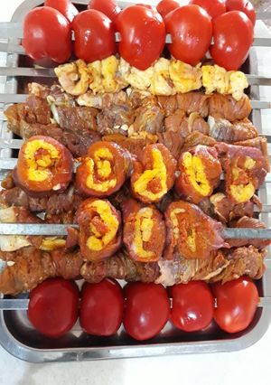 عکسی از دستور کباب حلزونی