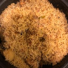 Pulao biryani A picture of Pulao biryani.