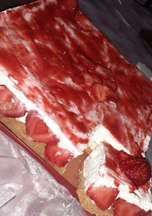 صورة لوصفة تشيز كيك بالفراولة