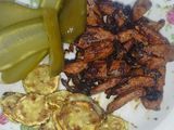 خوراک مرغ و سبزیجات