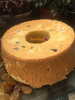 Foto resep Raisin Chiffon Cake 🍇 /Bolu Chiffon Kismis, tanpa BP & COTT