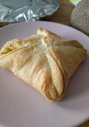 Une photo de Feuilleté poireau fromage