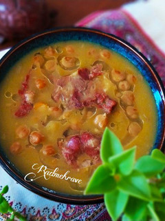 عکسی از دستور نخود آب با گوشت