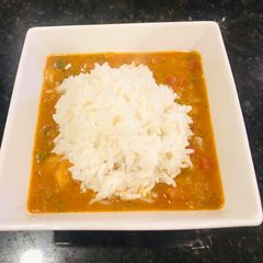 A picture of Shrimp &/or crawfish etouffee (Amethyst spin).
