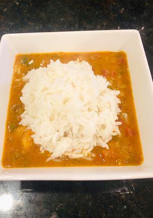 A picture of Shrimp &/or crawfish etouffee (Amethyst spin).