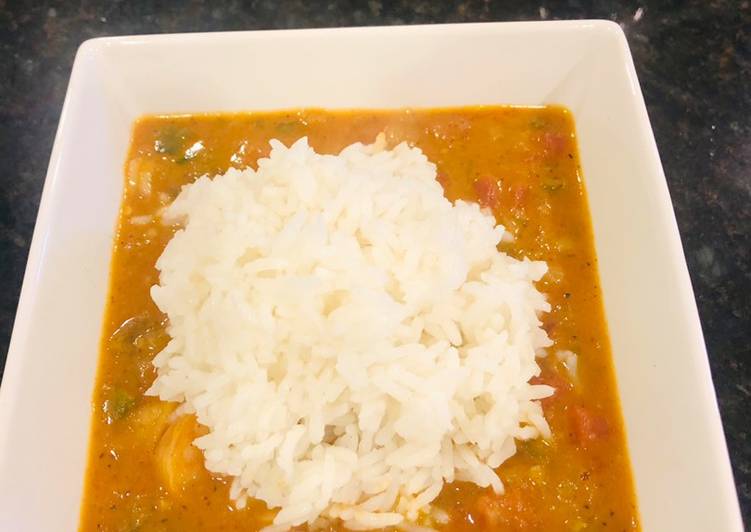 Shrimp &/or crawfish etoufee (Amethyst spin) Shrimp &/or crawfish etoufee (Amethyst spin)