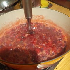 A picture of Simple cranberry jam.