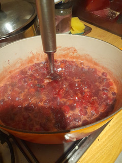 A picture of Simple cranberry jam.