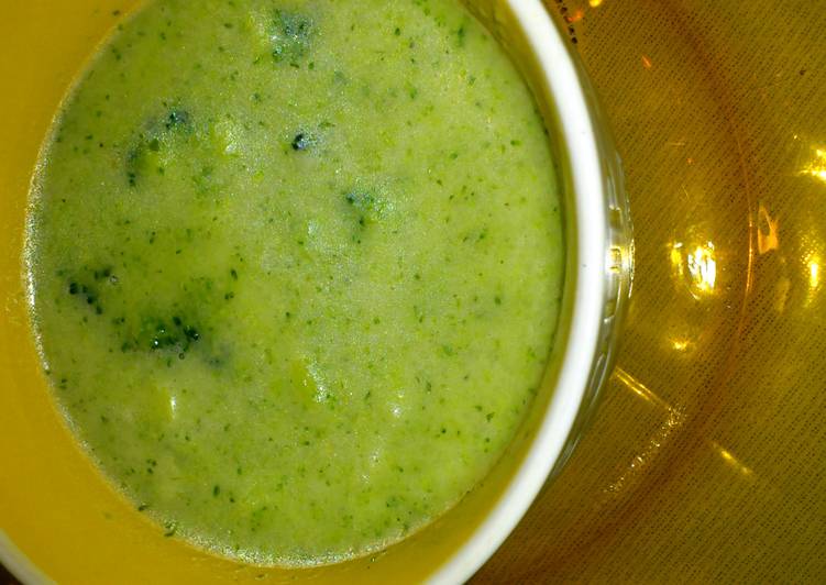 Step by Step Guide to Make Homemade broccoli soup