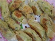 Gambar vegetarian gyoza