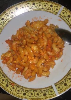 Foto resep Makaroni telur (maklor) jajanan SD