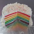 Rainbow cake kukus