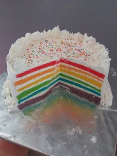 Foto resep Rainbow cake kukus