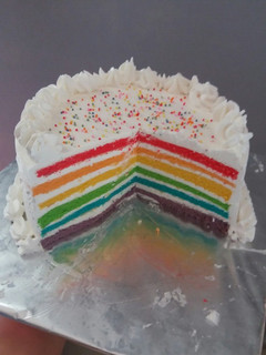 Foto resep Rainbow cake kukus