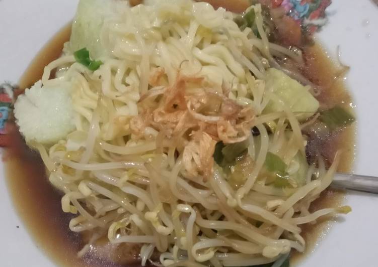 Resep Lontong mie yang Lezat