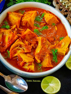 कटहल मसाला सब्जी (kathal masala sabzi recipe in Hindi) रेसिपी मुख्य फोटो