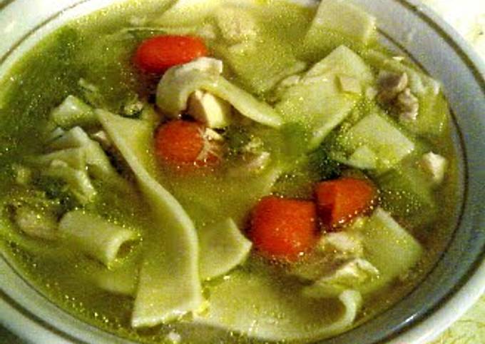 Steps to Make Homemade AMISH CHICKEN NOODLE SOUP