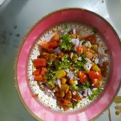 Aloo chola chat A picture of Aloo chola chat.