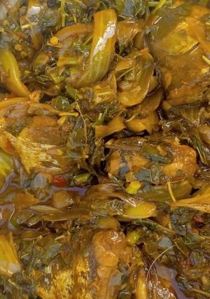 A picture of Vegetables soup.