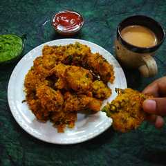 दलिया कॉर्न पकोड़े (Dalia corn pakode recipe in Hindi)-レシピのメイン写真
