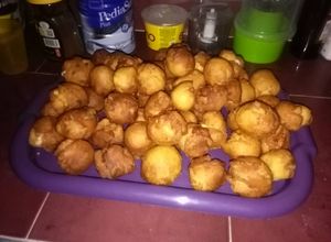 Una foto de Buñuelos de harina de trigo