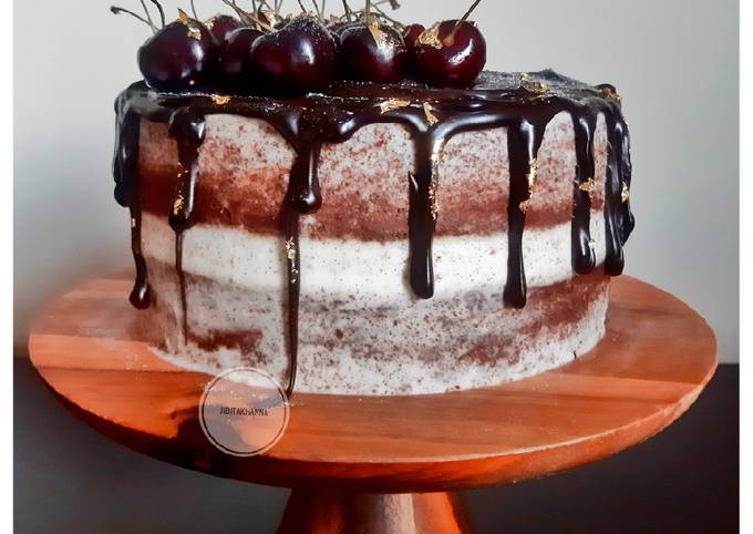 FLUFFY AND MOIST CHOCOLATE CAKE with Ganache and Jam  Dessert Recipe   Baking Cherry  YouTube