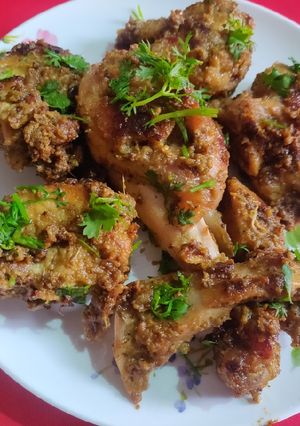 A picture of Afghani Chicken Dry.