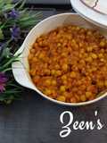 Safed Matar or White Dry Peas Masala