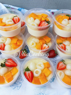 Foto resep PUDDING TOFU|PUDDING SUTRA BUAH|PUDING SUSU BUAH